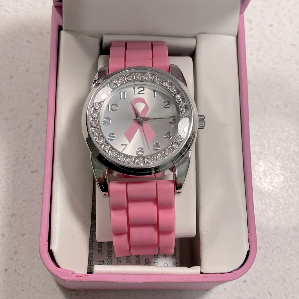 Breast cancer awareness watch